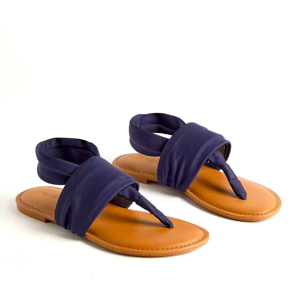 NWT Torrid Fabric T-Strap Sandal 9.5WW